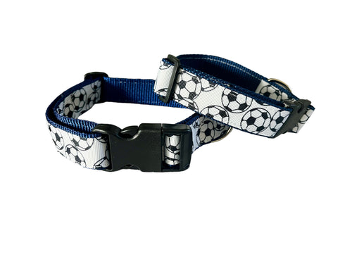 K&E Pups collar- soccer star