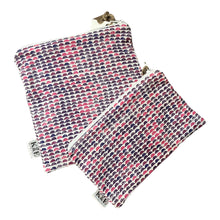 snack or sandwich bag, pink and purple