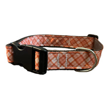 K&E Pups collar- fall plaid
