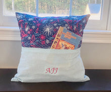 Lilly Pulitzer Sparks Fly Book pocket pillow